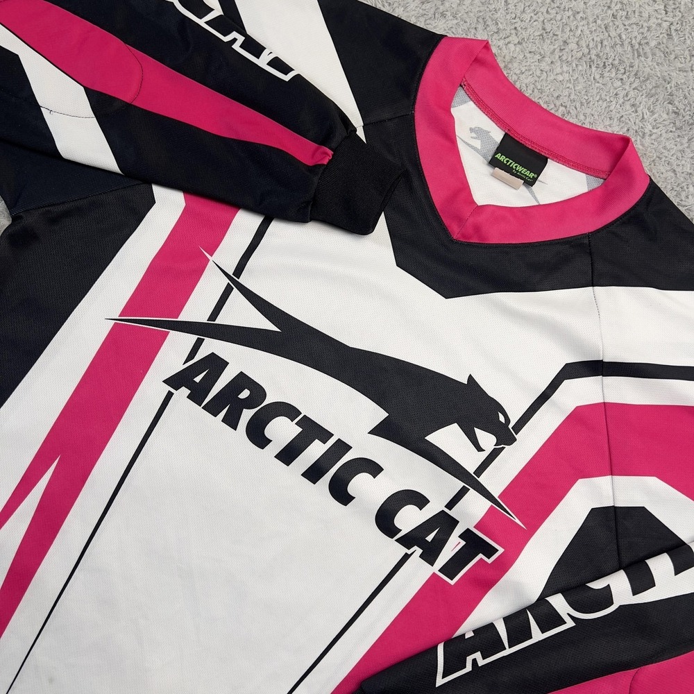 Arcticwear Shirt Mens Medium Multicolor Arctic Cat Long Sleeve Jersey‎ Racing